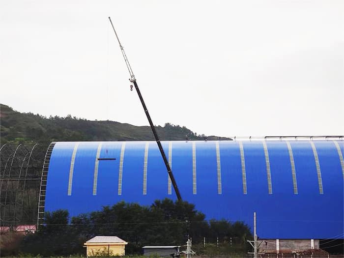 井冈山煤棚网架工程